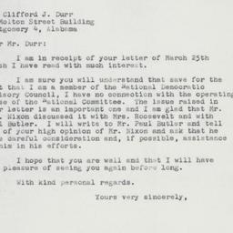 Letter: 1957 April 1