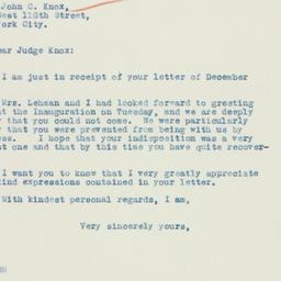 Letter: 1935 January 5
