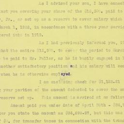 Letter: 1921 May 4