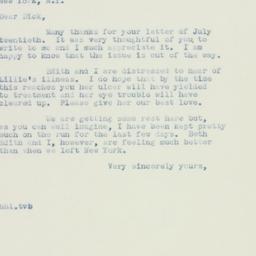 Letter: 1937 July 23
