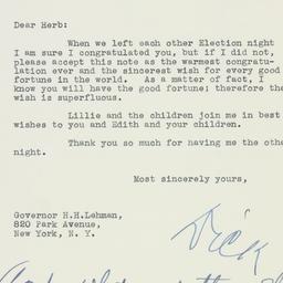 Letter: 1936 November 11