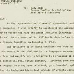 Letter: 1950 December 12