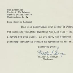 Letter: 1950 February 8