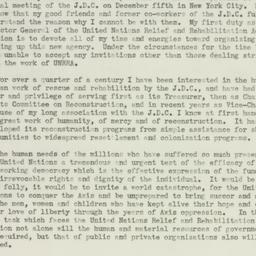 Letter: 1943 November 20