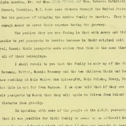 Letter: 1923 January 20