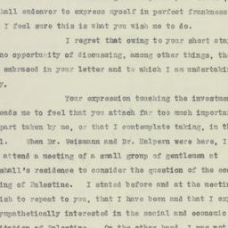 Letter: 1923 November 13