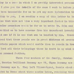 Letter: 1922 May 12