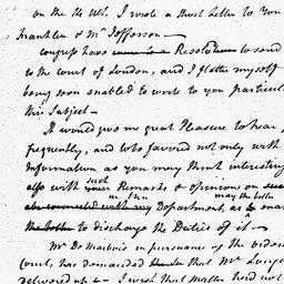 [Document, 1785 February 11]