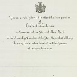 Invitation: 1937 January 1