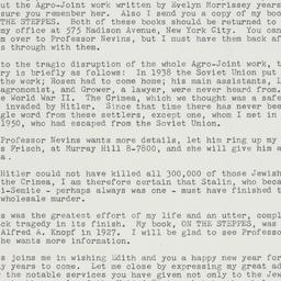 Letter: 1962 January 3