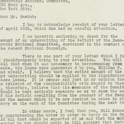 Letter: 1929 April 30