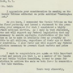Letter: 1955 May 3