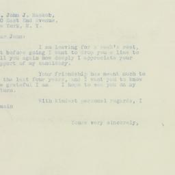 Letter: 1933 January 11
