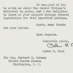 Letter: 1955 May 18