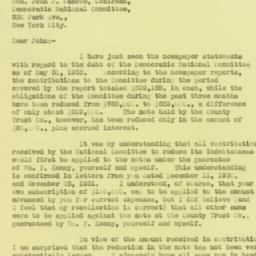 Letter: 1932 November 9