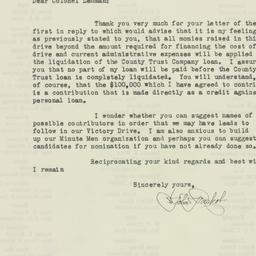 Letter: 1931 December 10