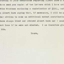 Letter: 1958 July 23