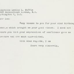 Letter: 1958 April 15