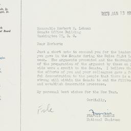 Letter: 1953 January 12