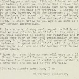 Letter: 1945 May 1
