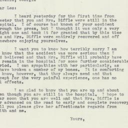 Letter: 1953 April 9