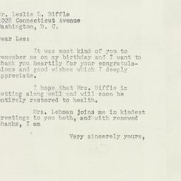Letter: 1954 April 5