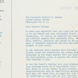 Letter: 1951 March 8
