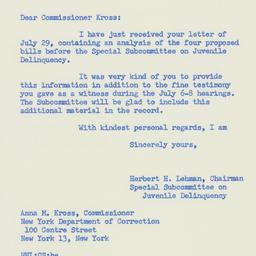Letter: 1955 July 30