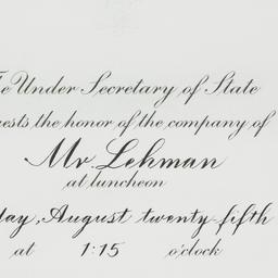 Invitation: n.d.