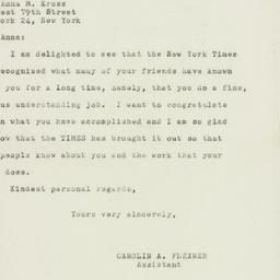 Letter: 1950 June 13