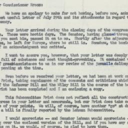 Letter: 1955 August 29