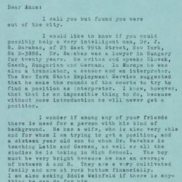 Letter: 1951 June 20