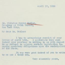 Letter: 1936 April 17