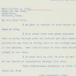 Letter: 1936 January 20
