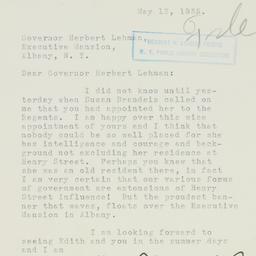 Letter: 1935 May 13