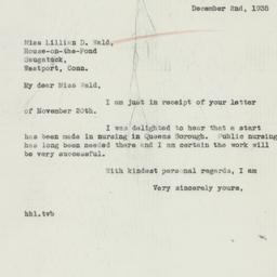 Letter: 1935 December 2