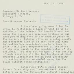 Letter: 1936 January 15