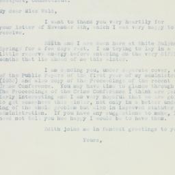 Letter: 1935 November 13