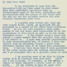 Letter: 1937 July 2