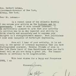 Letter: 1932 January 4