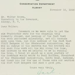 Letter: 1936 November 16