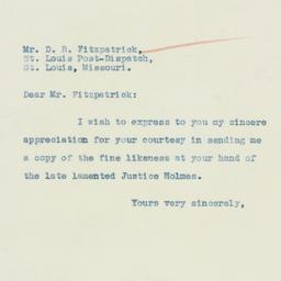 Letter: 1935 March 22