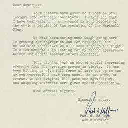 Telegram: 1949 June 9