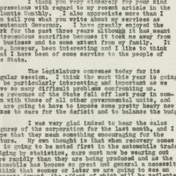 Letter: 1932 January 6