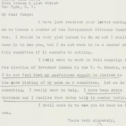 Letter: 1946 October 14