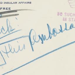 Envelope: 1950 August 25