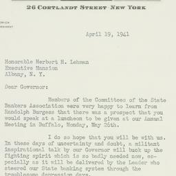 Letter: 1941 April 19