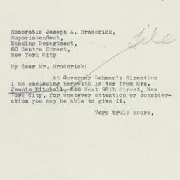 Letter: 1932 November 28