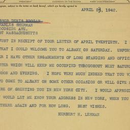 Telegram: 1942 April 23