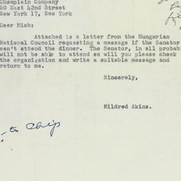 Letter: 1955 October 24